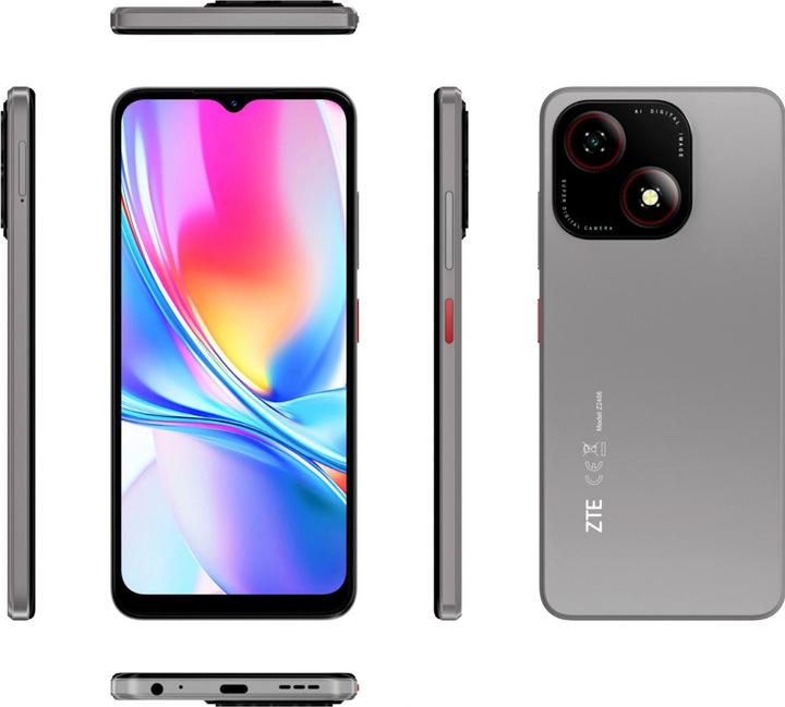 Actual product image ZTE Blade A35e (64 GB, Silver grey, 6.52", Dual SIM)