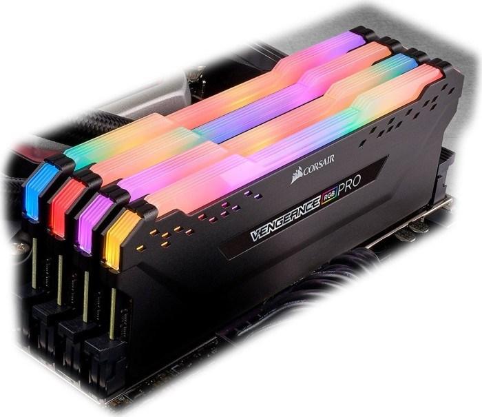 Actual product image Corsair Vengeance RGB Pro (4 x 16GB, 3200 MHz, DDR4-RAM, DIMM)