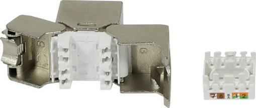 Actual product image Synergy 21 Keystone, module TP socket (RJ45) CAT6A 500MHz Short with cable clamp (Keystone module)