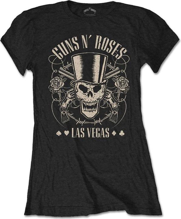 Produktbild Universal Textiles Top Hat Skull & Pistols Las Vegas TShirt (S)