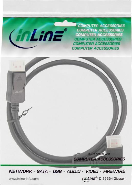 Produktbild InLine DisplayPort – DisplayPort (1 m, DisplayPort, 1.4)