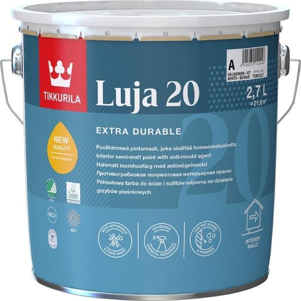 Tikkurila LUJA 20 A INTERIOR PAINT 2.7L (2700 ml)