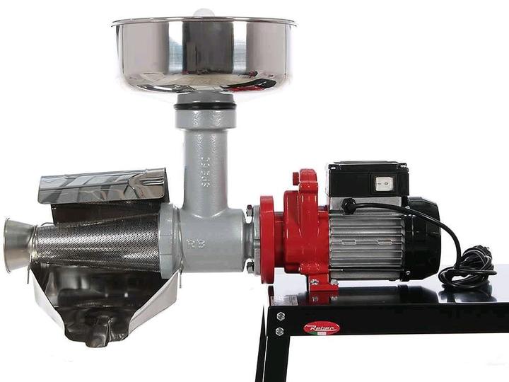 Actual product image Reber NX N5 INOX tabletop tomato press induction motor400 W