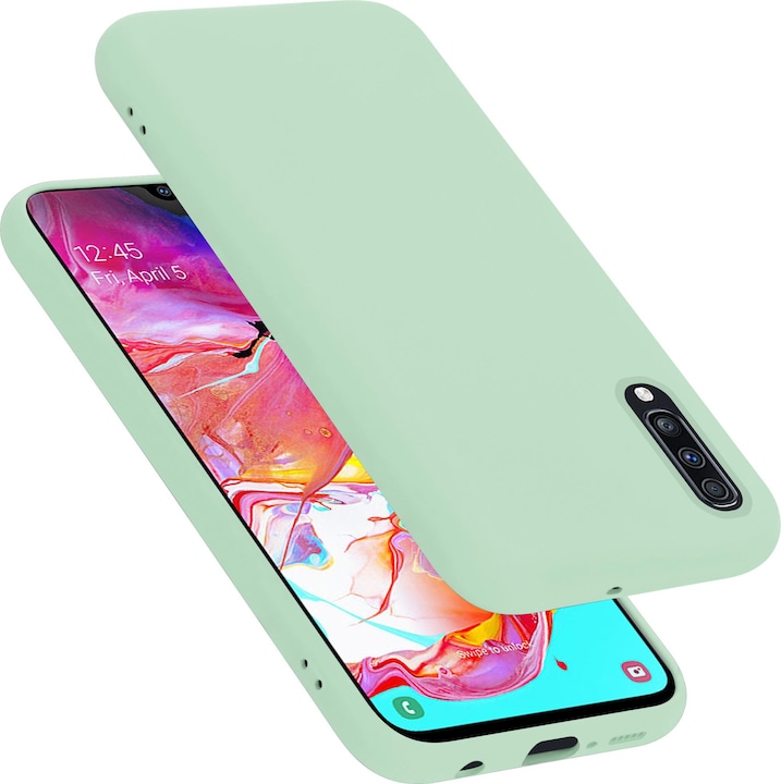 Immagine prodotto Cadorabo Copertura della cassa del silicone liquido TPU (Samsung Galaxy A70S, Samsung Galaxy A70)