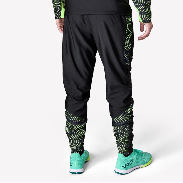 Immagine prodotto Kipsta Damen/Herren Fussball Trainingshose - VIRALTO Wave schwarz/neongelb (W37/L34)