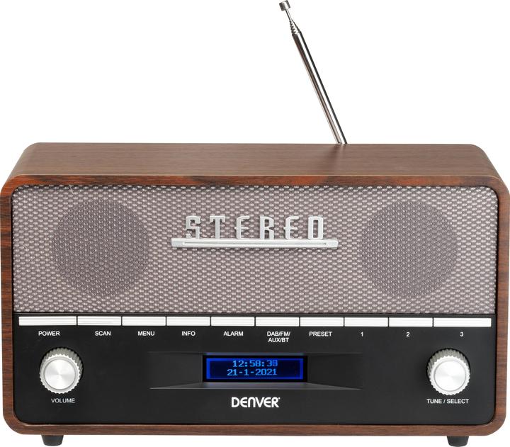 Actual product image Denver DAB-36 (DAB+, FM, PLL, Bluetooth)