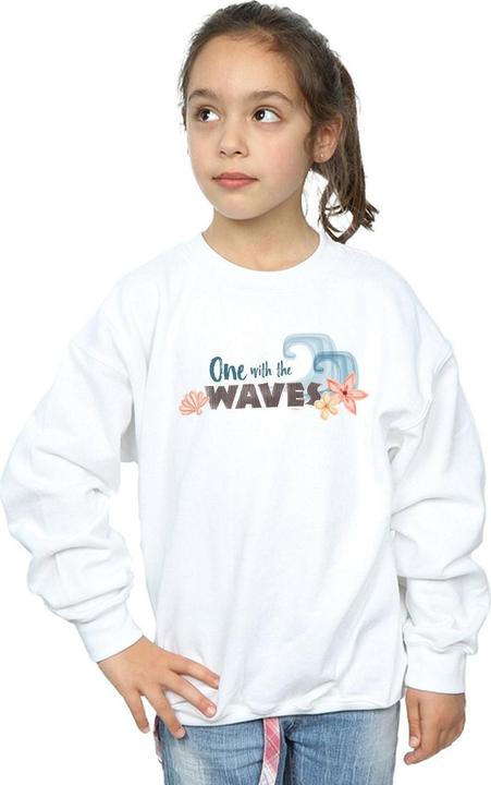 Actual product image Disney Girls Moana One With The Waves Sweatshirt (152, 158)