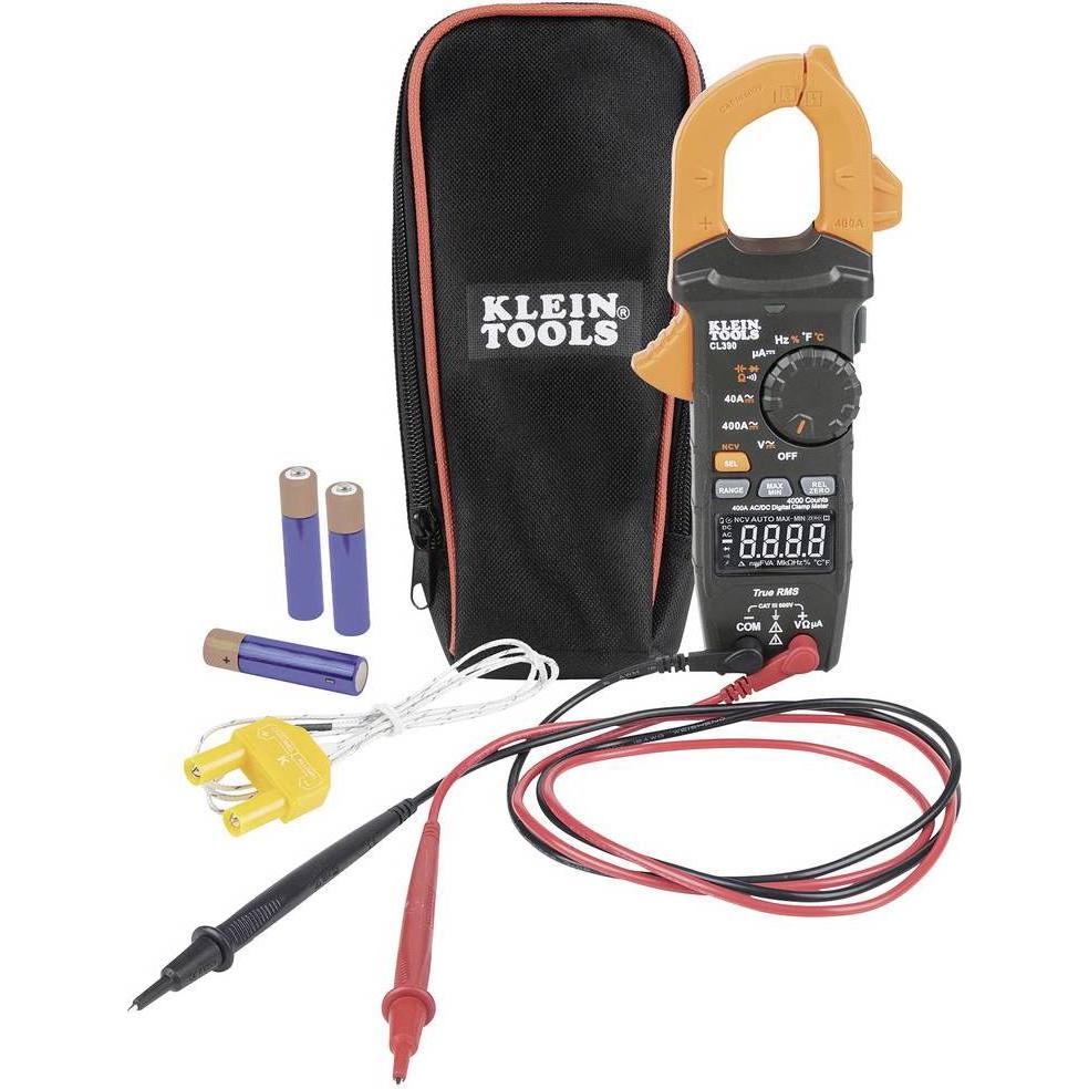 Klein Tools, Multimeter, Digitale AC/DC-Stromzange 400 A mit automatischer Messbereichswahl (CAT III 600V)