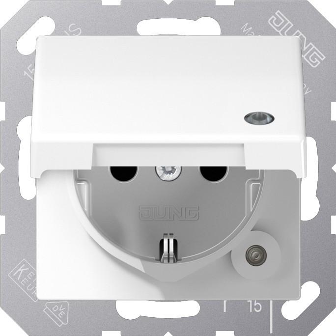 Actual product image JUNG AS 1520 BFKLKO WW Socket Type F White