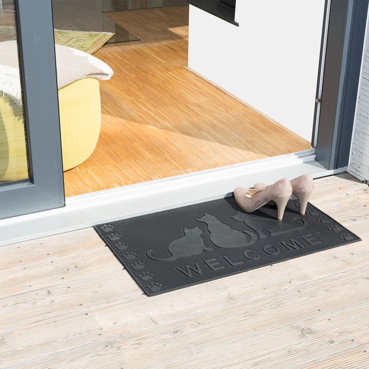 Productafbeelding Relaxdays Rubberen deurmat (75 x 45 x 0.5 cm)