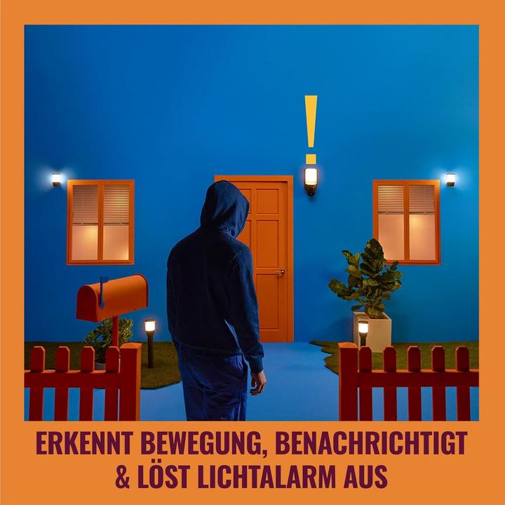 Actual product image WiZ Outdoor wall light with camera (1920 x 1080 Pixels)