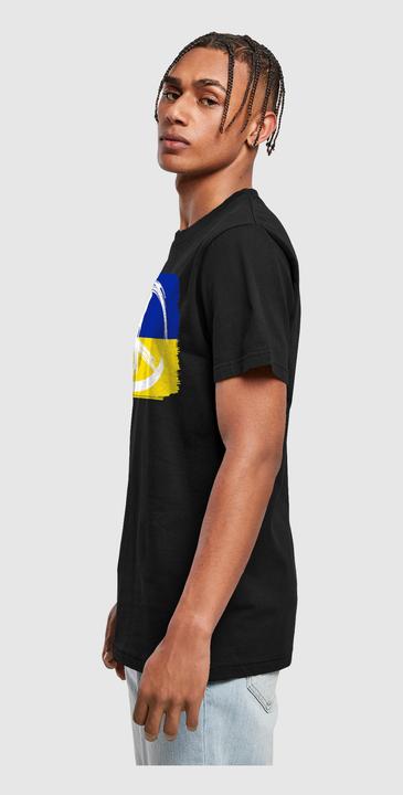 Produktbild Merchcode Peace - Flag Peace Basic T-Shirt Round Neck - 161087 (L)