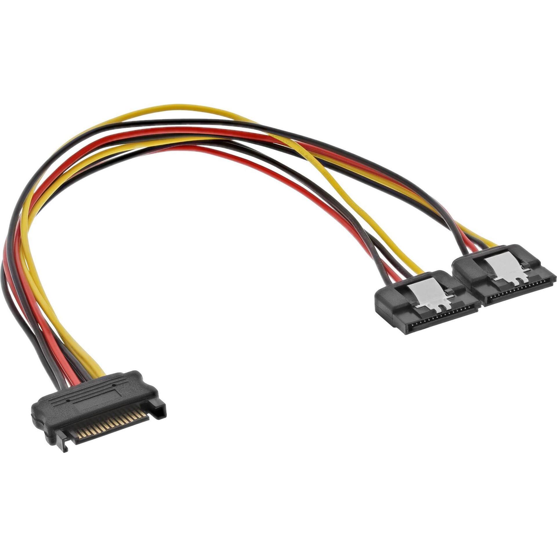 InLine SATA Strom-Y-Kabel, Interne Kabel (PC)