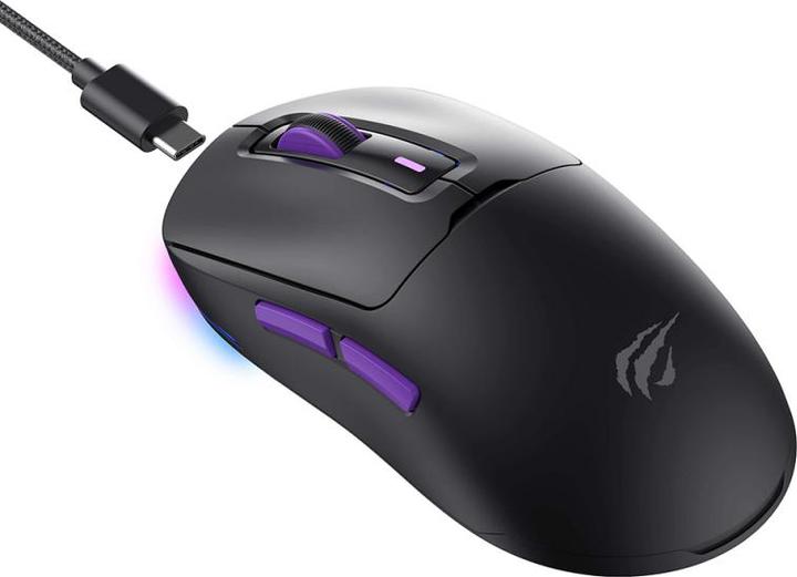 Actual product image Havit Wireless Gaming Mouse MS969WB, RGB, 1000DPI - 16000DPI, Black (Wireless)