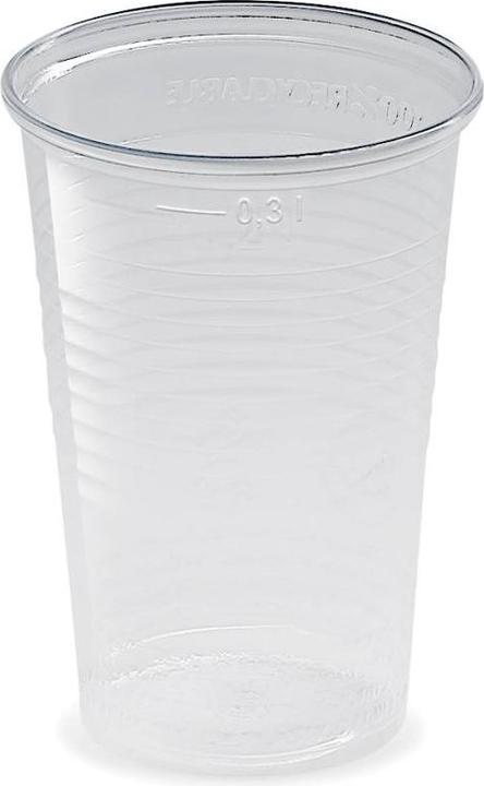 Actual product image Wimex.eu Drinking cup (PP) clear 78mm 0.3L - 10 pieces (10 x)
