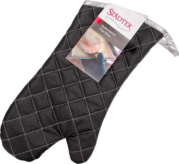 Image du produit Städter Gant de cuisine 41 x 21 cm Noir (Coton, Coton)