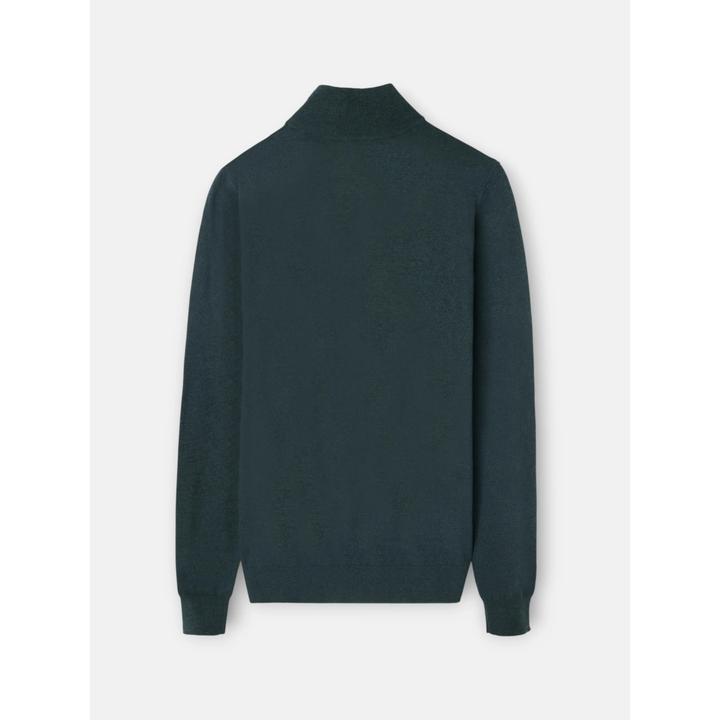 Produktbild Silbon Pullover mit Stehkragen 1/4 Reissverschluss aus Mischwolle (XL)
