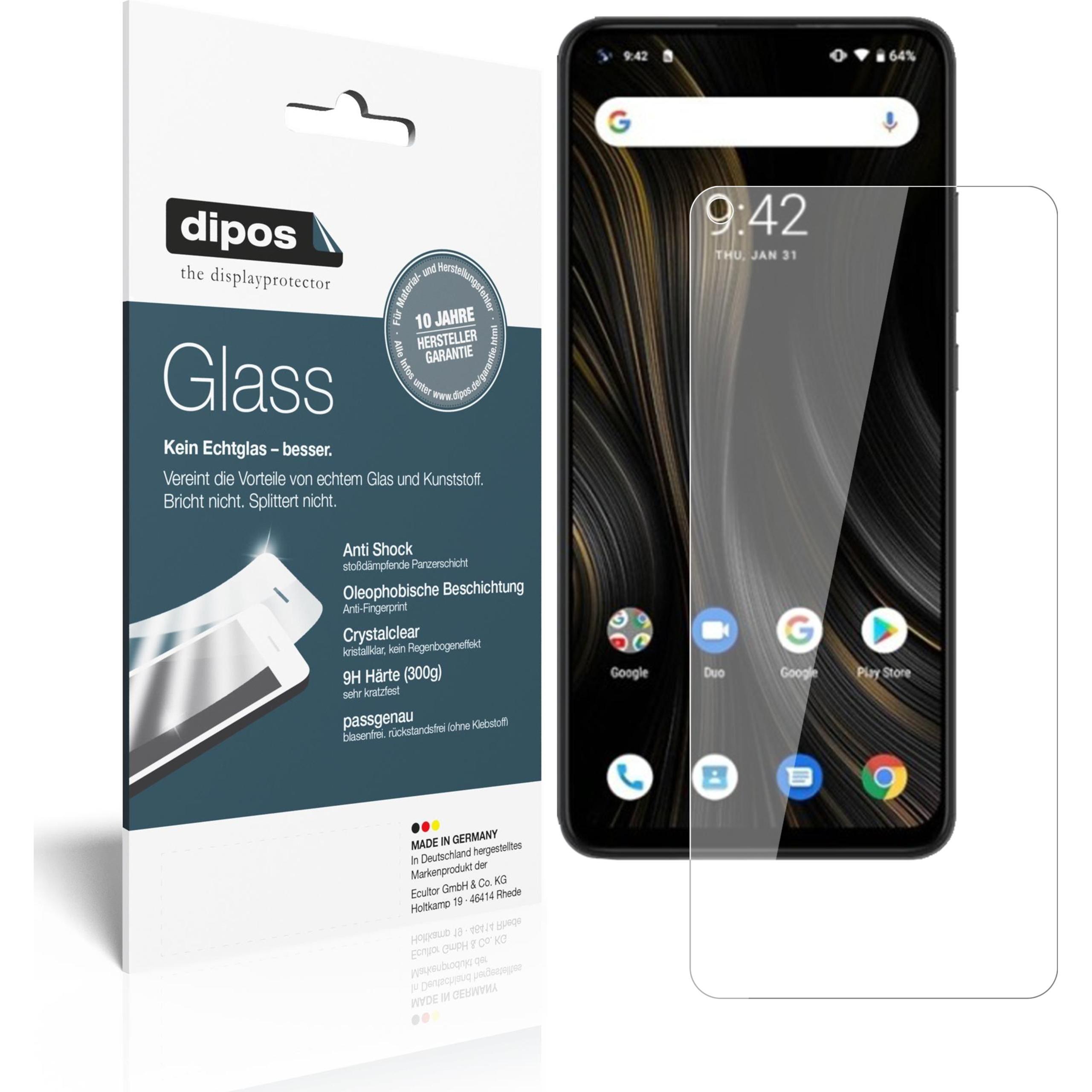 Thumbnail - Dipos Displayschutz Anti-Shock (2 Stück, Umidigi Power 3), Smartphone Schutzfolie, Transparent