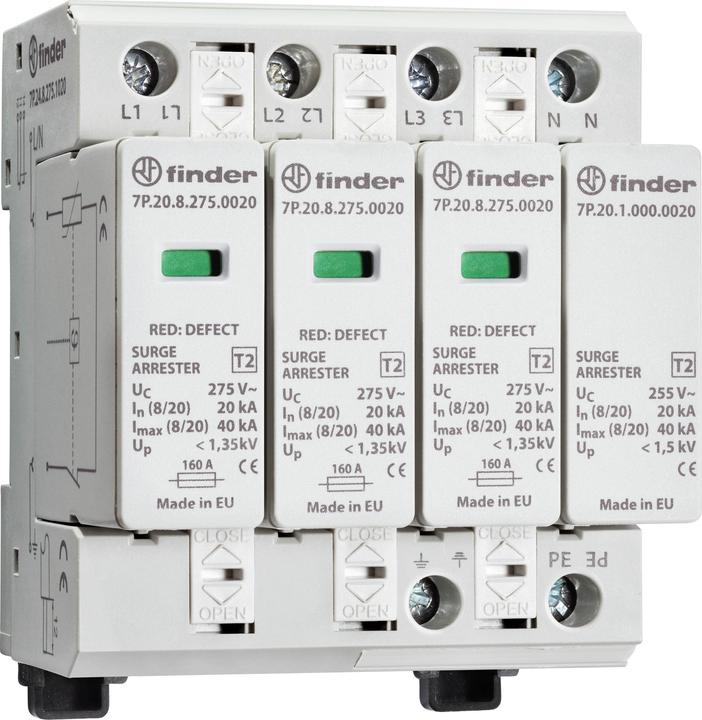 Finder Surge arrester Ü