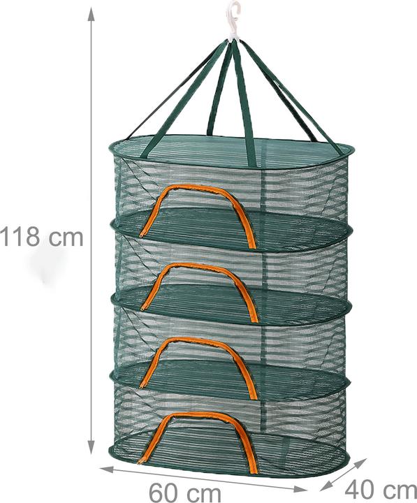 Produktbild Relaxdays Faltbares Trockennetz Oval