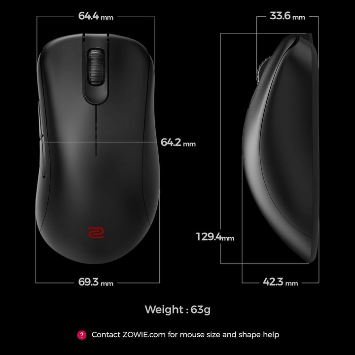 Actual product image Zowie Gear EC1-DW (Wireless)