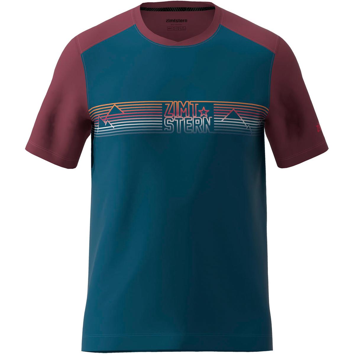 Zimtstern, Herren, Velotrikot, TrailFlowz Ss (M), Blau, M
