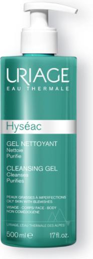 Uriage Hyséac Cleansing Gel (Reinigungstücher Gesicht, 500 ml)