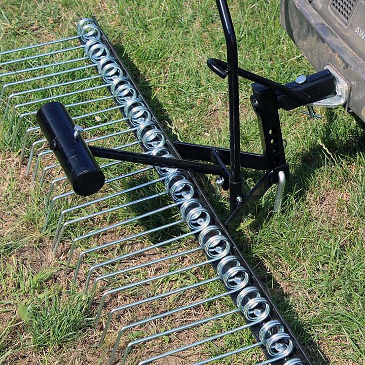 Actual product image Wiltec Scarifier 120cm for ride-on mower Lawn aerator Lawn care Lawn tractor