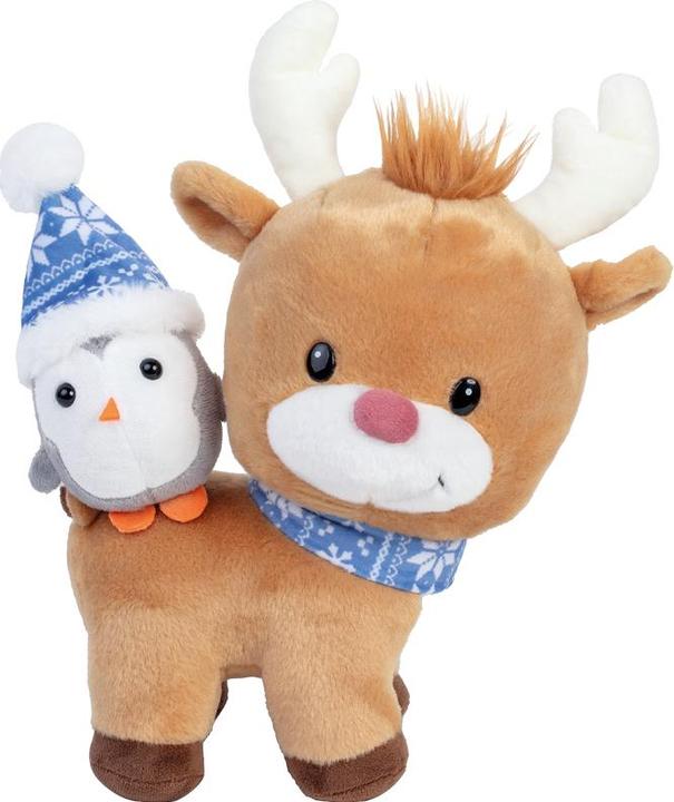 Winfun Peluche Renne et Pingouin 24 cm (24 cm)