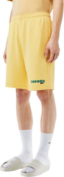 Actual product image Lacoste Mens Fleece Printed Washed Shorts (XS)