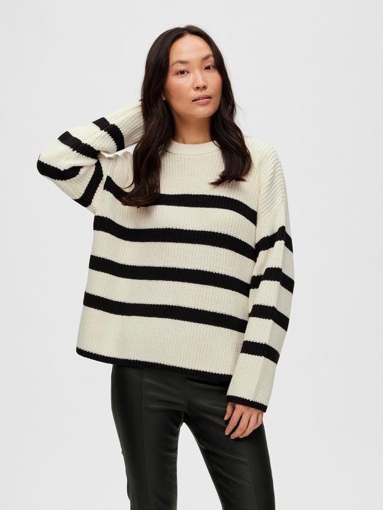 Image du produit Selected Femme Pull en maille rayée (XXL)