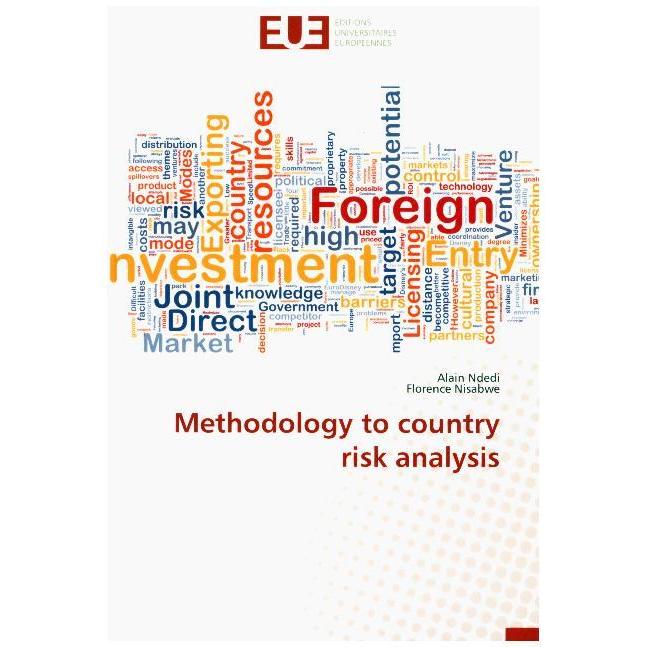 Methodology to country risk analysis, Fachbücher von Alain Ndedi, Florence Nisabwe