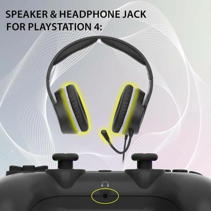 Image du produit Subsonic Contrôleur sans fil à Led noir pour PS4/PC (PC, PS4)