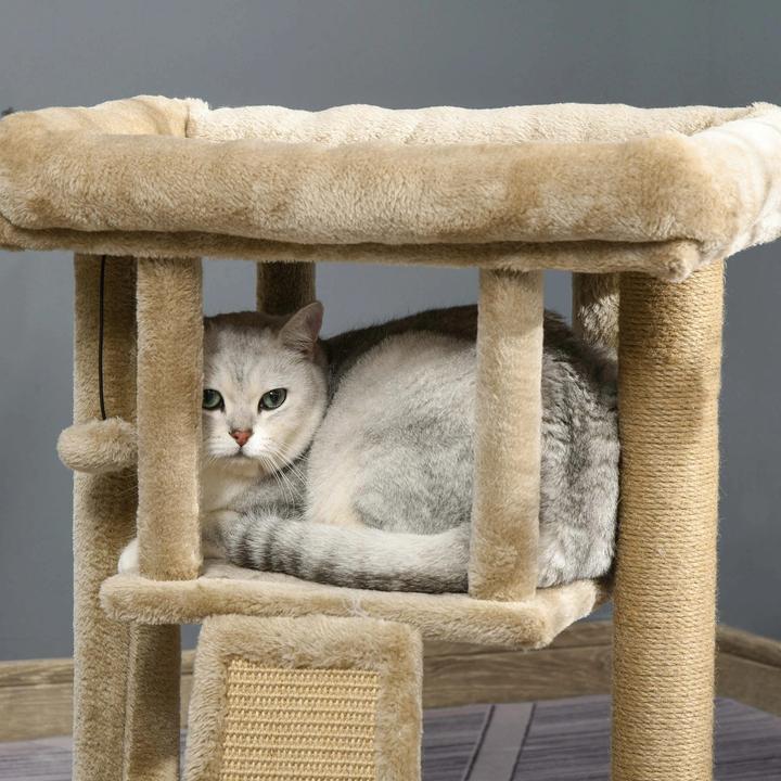 Actual product image PawHut Cat tree (57 cm, Coffee)
