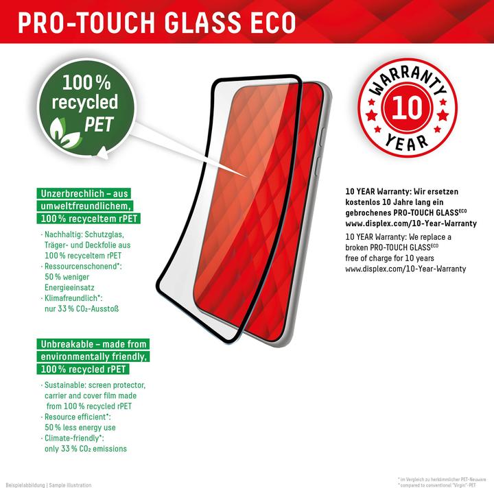 Produktbild Displex Pro Touch Eco Glass, Panzerglas (1 Stück, Samsung Galaxy S22+, Samsung Galaxy S23+)