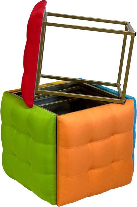 Go Gift Puff transformer 5in1 - 5 stools in 1 multicoloured pouffe
