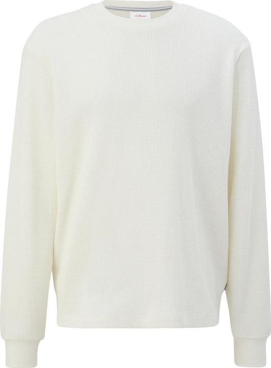 Image du produit s.Oliver Sweatshirt Sweatshirt mit Waffelpiqué-Struktur (XXL)