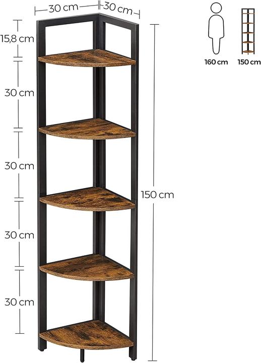 Immagine prodotto Vasagle Dorian (30 x 30 x 150 cm)