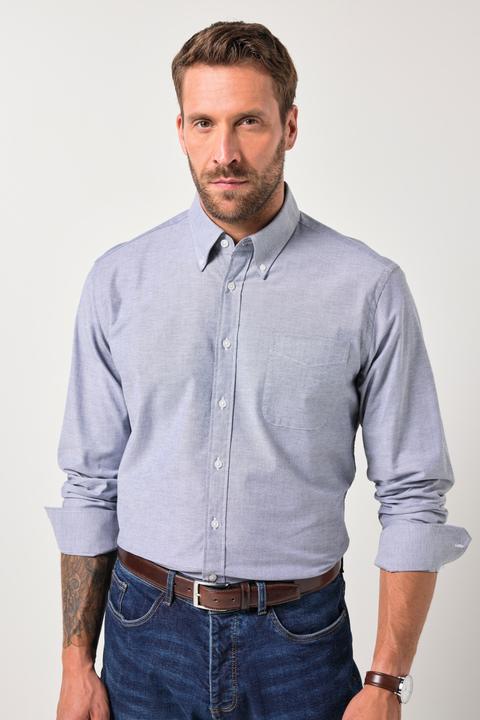 Produktbild JP1880 Oxfordhemd FLEXNAMIC®, Langarm, Buttondown-Kragen, Modern Fit (XL)