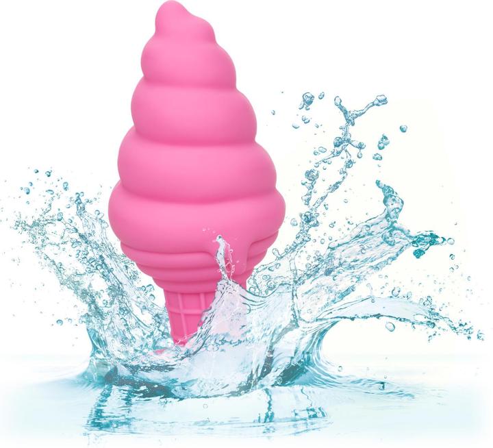 Actual product image CalExotics Naughty Bits® Yum Bum™ Ice Cream Cone Butt Plug
