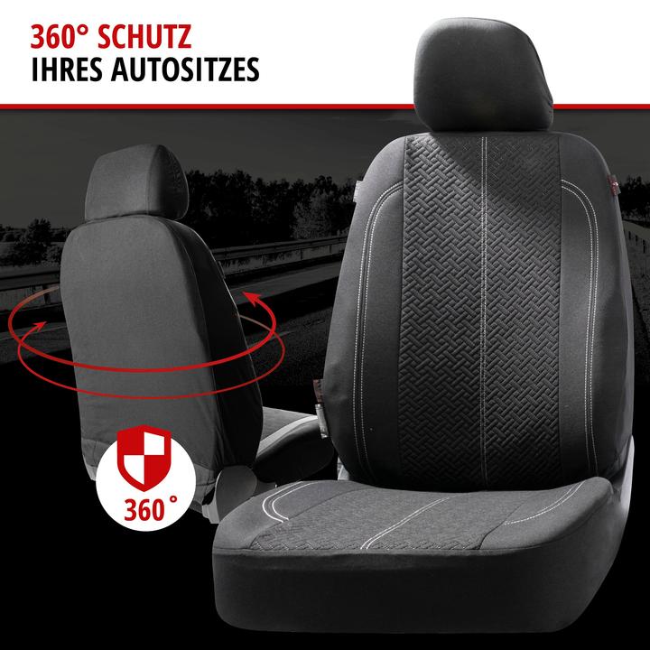 Image du produit Walser Housse de siège auto ZIPP-IT Tratto, housse de siège auto complète avec système de fermeture à