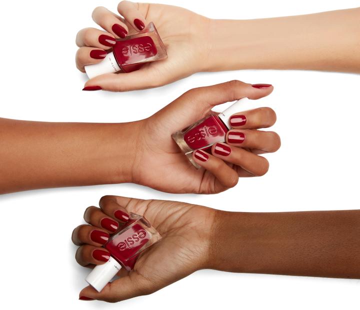Actual product image Essie Gel Couture (509 Paint The Gown Red, Gel-Effect Nail Polish)