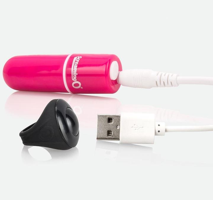 Image du produit Screaming O Bullet télécommandé Charged Vooom - Rose