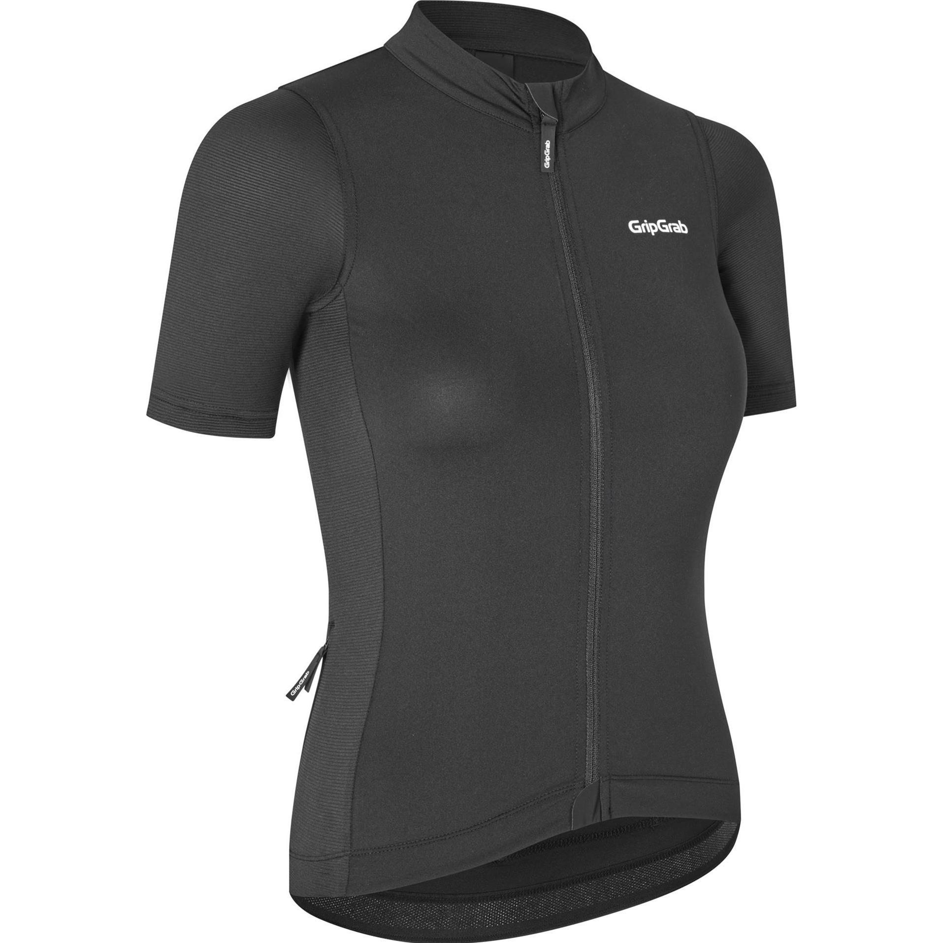 GripGrab, Damen, Velotrikot, Women's Essential S/S Jersey (L), Schwarz, L