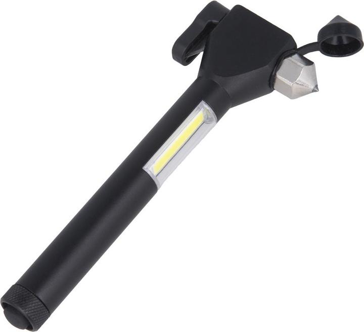 Actual product image Forever Light LED flashlight EMERGENCY with hammer and magnet 2xAAA COB FLF-03 (80 lm)