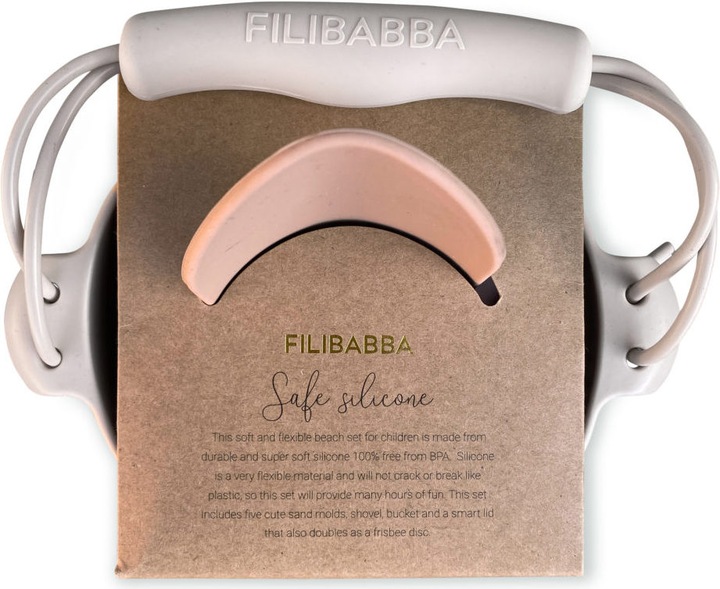 Immagine prodotto Filibabba Set da spiaggia in silicone - Rosa