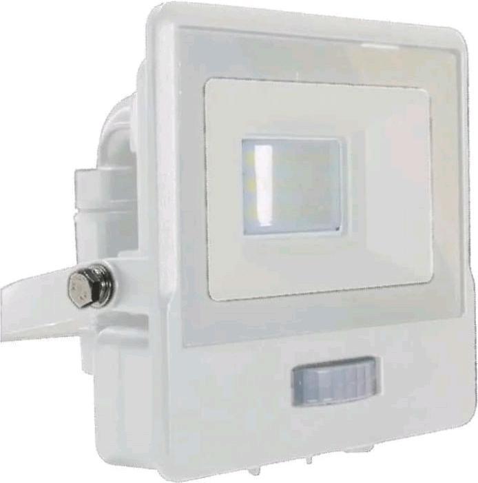Produktbild V-TAC VT118S 10W LED PIR Sensor Fluter SAMSUNG Chip Weisser Körper 4000K (735 lm)