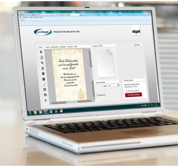 Immagine prodotto Sigel Carta con motivi natalizi Natale grazioso (100x)