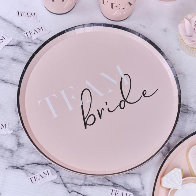 Produktbild Ginger Ray Assiettes "Team Bride" (1x)