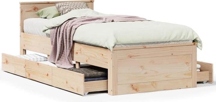 Image du produit VidaXL Lit sans matelas avec tête de lit 120 x 200cm en pin (120 x 200 cm)